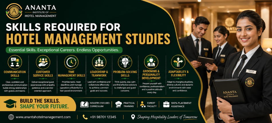 Skills Required for Hotel Management Studies