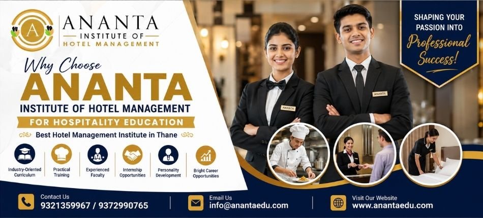 Best Hotel Management Institute in Thane | Ananta Institute of Hotel Management