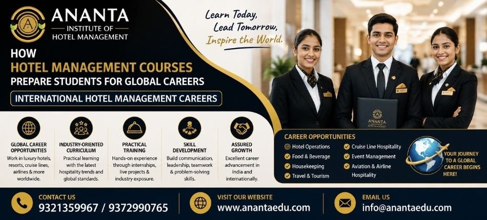 International Hotel Management Careers | Ananta Institute of Hotel Management