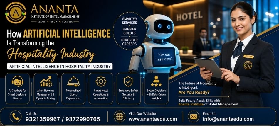 Artificial Intelligence in Hospitality | Ananta Institute of Hotel Management
