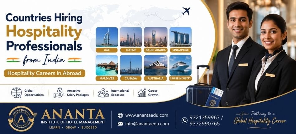 Hospitality Careers in Abroad | Ananta Institute of Hotel management