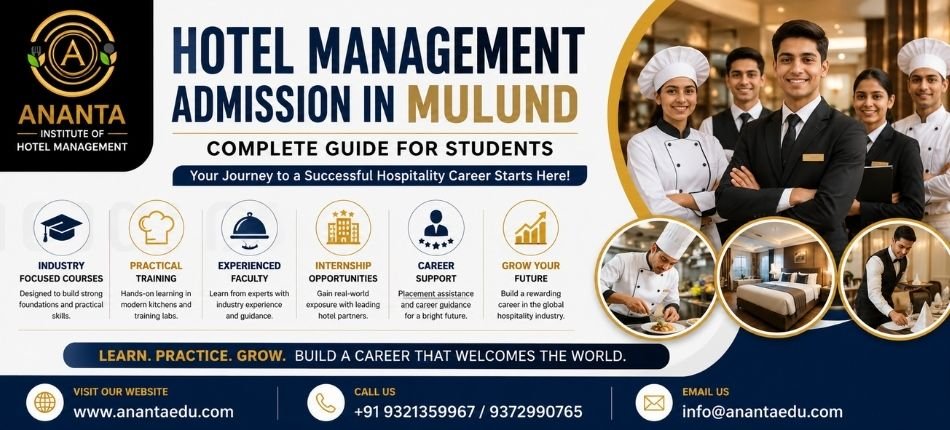 Hotel Management Admission in Mulund | Ananta Institute