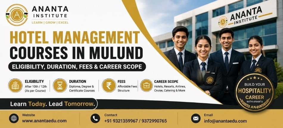 Hotel Management Courses in Mulund | Ananta Institute