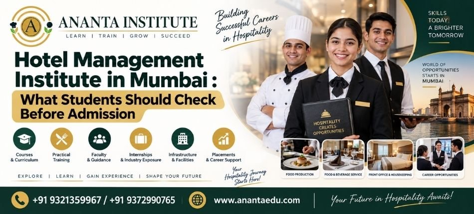 Hotel Management Institute in Mumbai | Ananta Institute