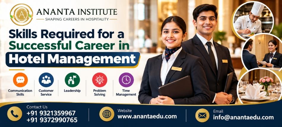 Skills Required for Hotel Management | Ananta Institute